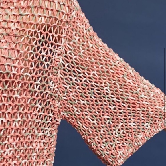 MOTH Anthropologie Pink Knit Sweater Small EUC - Picture 5 of 7